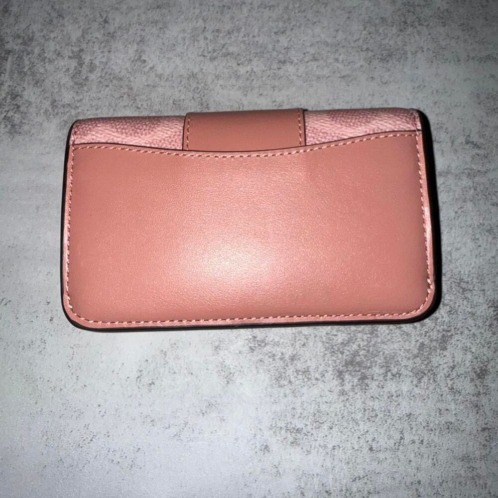 Coach Women's Essential Slim Card Case melon pink - Picture 5 of 5
